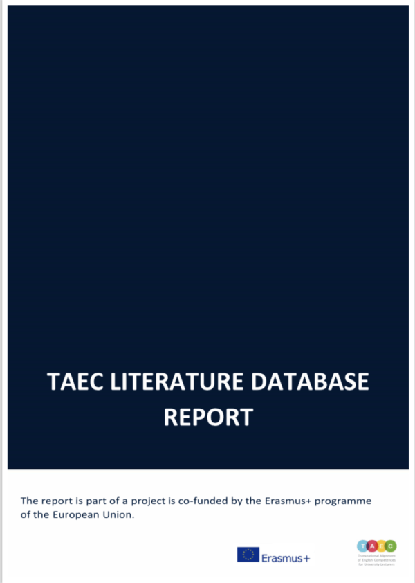 TAEC Literature Database Report