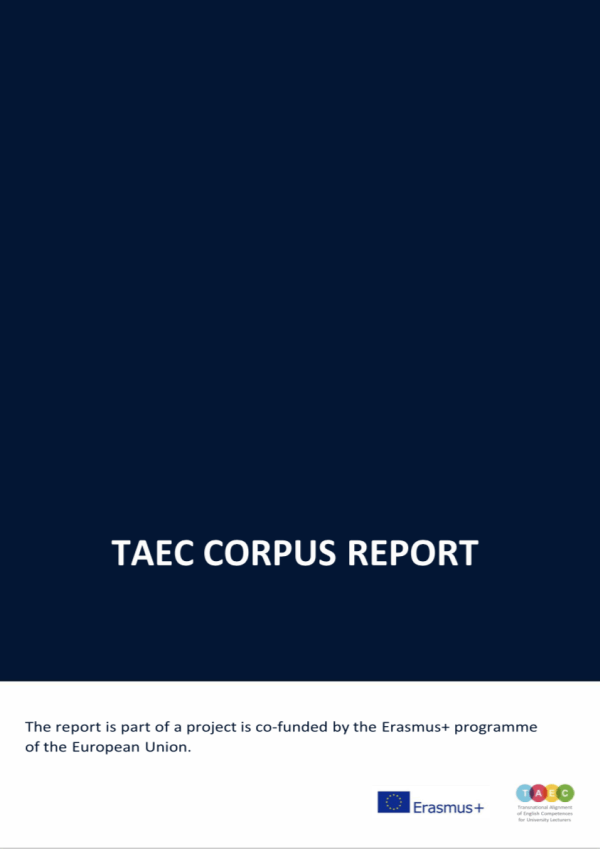 TAEC Corpus Report
